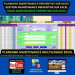 Gestion de Maintenance Préventive sur Excel | Tableaux de bord KPI | GMAO excel – Image 3