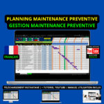 Gestion de maintenance préventive sur Excel | Planning Maintenance Excel