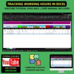 Daily Time Tracking, Schedules & Break Management | Tracking Work Hours in Excel – Image 3