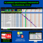Gestion de maintenance préventive sur Excel | Planning Maintenance Excel – Image 3