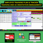 Management and tracking/formations of employee training and certifications in Excel – Image 3
