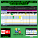 Staff Scheduling in Excel | Managing Schedules, Leave, and Absences – Image 3