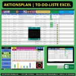 Excel-Aktionsplan | Aufgabenliste | To-Do-Liste | Professioneller Aktionsplan – Image 4