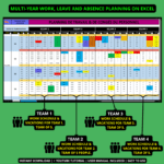 Staff Scheduling in Excel | Managing Schedules, Leave, and Absences – Image 4