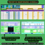 Preventive Maintenance Management in Excel | KPI Dashboards | Excel CMMS – Image 7