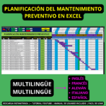 Gestión del mantenimiento preventivo en Excel | Planificación del mantenimiento en Excel – Image 8