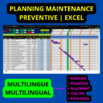 Gestion de maintenance préventive sur Excel | Planning Maintenance Excel – Image 8