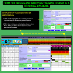 Management and tracking/formations of employee training and certifications in Excel – Image 8